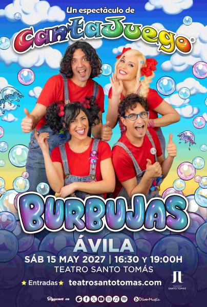 Cartel de CANTAJUEGO: 'BURBUJAS'